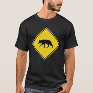 Camiseta Wolf Crossing Rótulo Xing Wolves