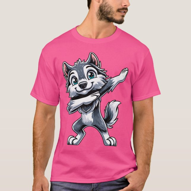 Camiseta Wolf Dabbing Wolves (Anverso)