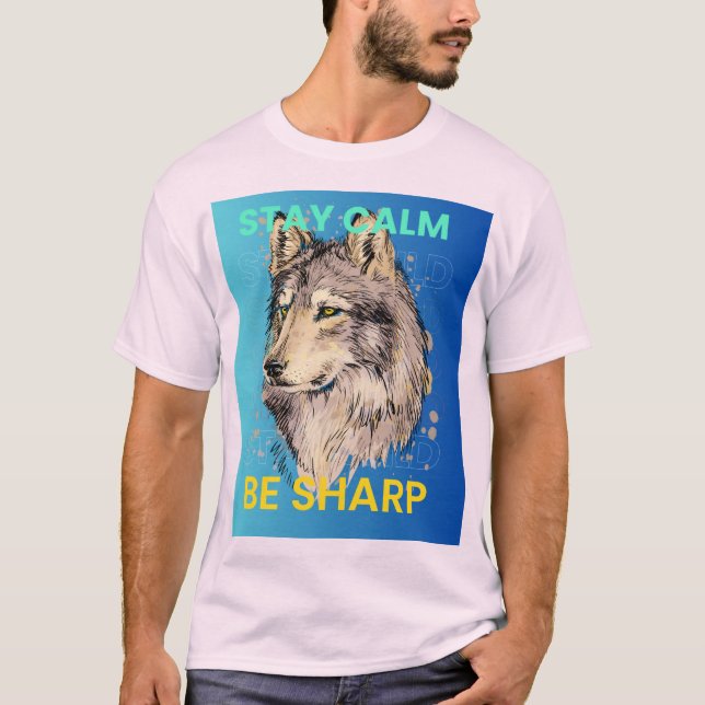Camiseta Wolf design T-Shirt (Anverso)