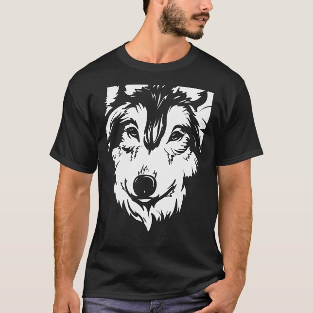 Camiseta Wolf drawing (Anverso)