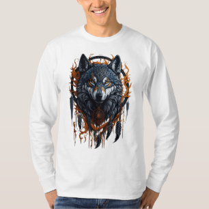 Camiseta Wolf Dream Catcher T-Shirt