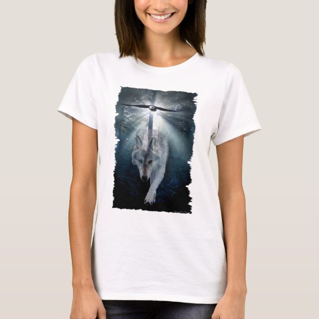 Camiseta WOLF & EAGLE Wildlife Series (Anverso)