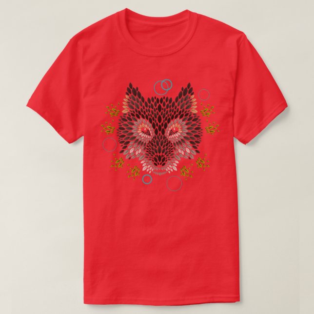 Camiseta Wolf Face (Diseño del anverso)
