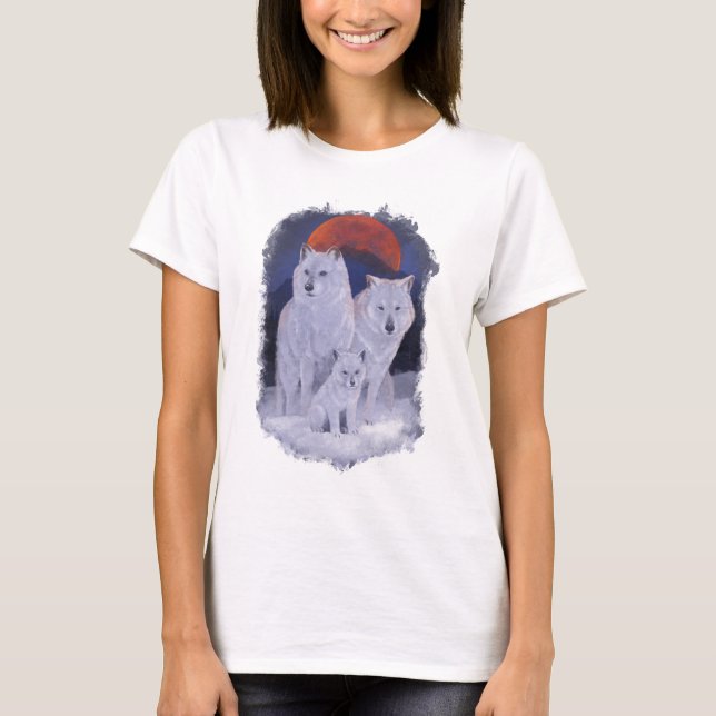 Camiseta wolf family  (Anverso)