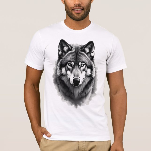 Camiseta Wolf, Fenrir, Göktürk (Anverso)