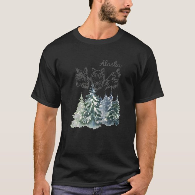 Camiseta Wolf For Alaska Vacation (Anverso)