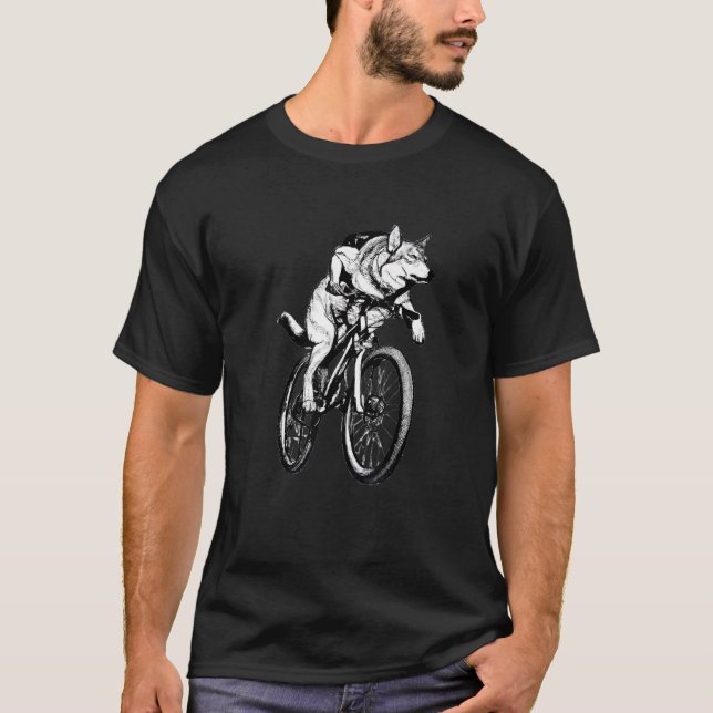 Camiseta Wolf for Men Mountain Biker (Anverso)
