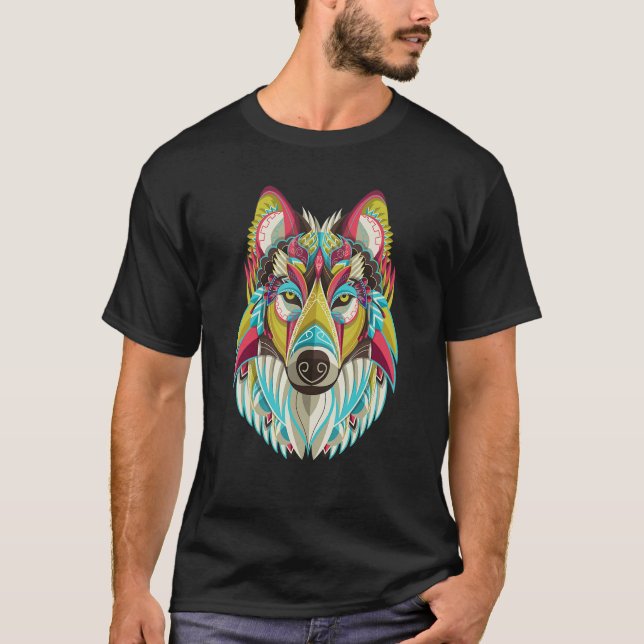 Camiseta Wolf  For Men Wolf  Wolf  Women Wolf Moon (Anverso)