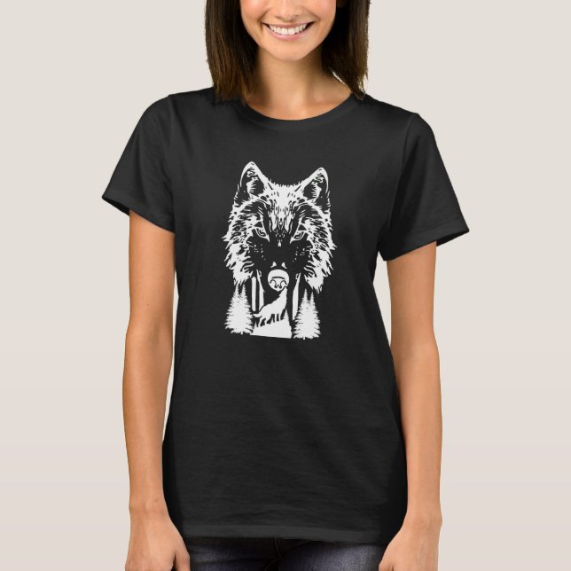 Camiseta Wolf Forest Animal Wolves Willife Wolf (Anverso)