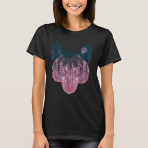 Camiseta Wolf Forest Senderismo Camping Adventu