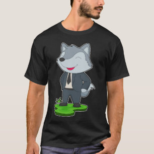 Camiseta Wolf Groom Tie Boda