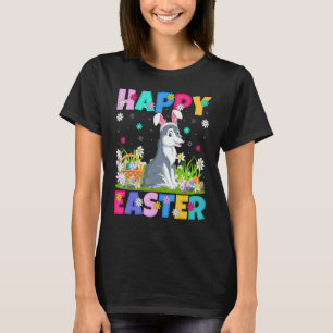 Camiseta Wolf Happy Easter Bunny Wolf Easter Sunday