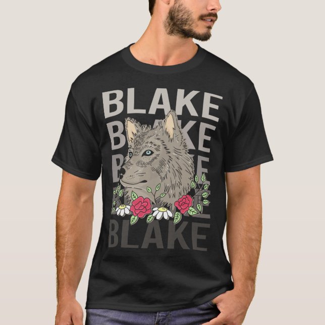 Camiseta Wolf Head - Blake Name (Anverso)
