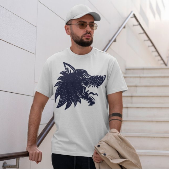 Camiseta Wolf Head Tattoo (Subido por el creador)