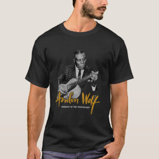 Camiseta Wolf Howlin' Wolf Moanin en la luna