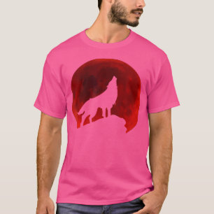 Camiseta Wolf Howling At Moon