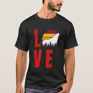 Camiseta Wolf Howling At The Sun Wolf Howling Wolf