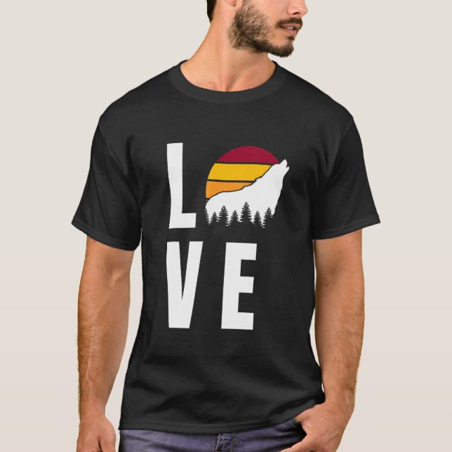 Camiseta Wolf Howling At The Sun Wolf Howling Wolf 1 (Anverso)