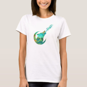 Camiseta Wolf Howling en Galaxy