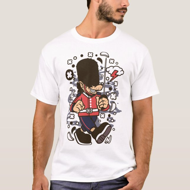 Camiseta Wolf london guard (Anverso)