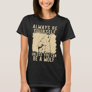 Camiseta Wolf Lover Werewolf Wolfpack Wolfgang Wildlife Ani