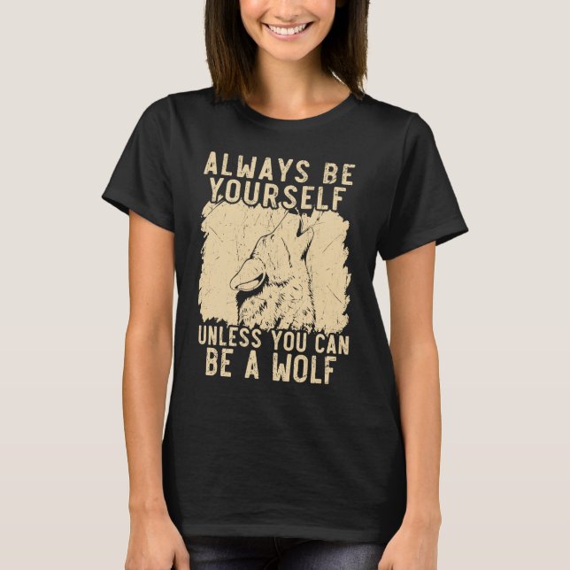 Camiseta Wolf Lover Werewolf Wolfpack Wolfgang Wildlife Ani (Anverso)