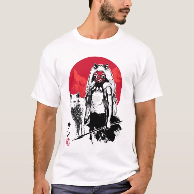 Camiseta wolf mEN MEME ANIME MANGA PERSONALIZADO (Anverso)