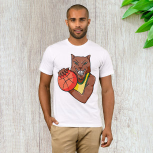 Camiseta Wolf Mens T-Shirt de básquetbol