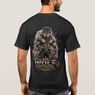 Camiseta WOLF MENTALITY – Muscular Wolf Gym T-Shirt EP