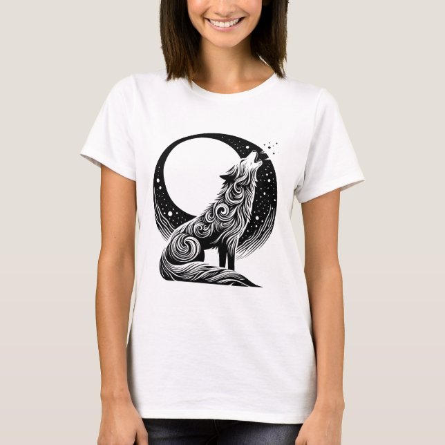 Camiseta Wolf Moon (Anverso)