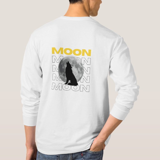 Camiseta Wolf Moon T-Shirt (Reverso)