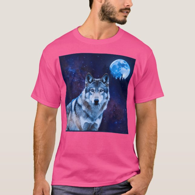 Camiseta Wolf Moon Timber Wolf (Anverso)