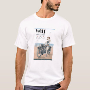 Camiseta Wolf Motorcycle T-Shirt