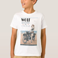 Wolf Motorcycle T-Shirt