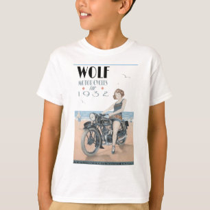Camiseta Wolf Motorcycle T-Shirt