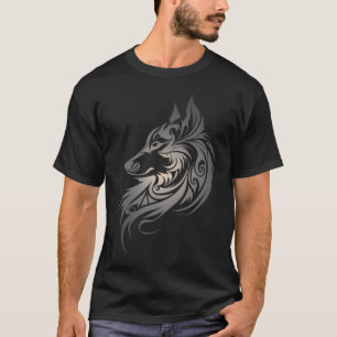 Camiseta Wolf Norse Mythology Viking Native American Spirit