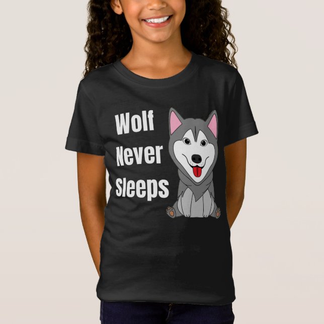 Camiseta Wolf Nunca duerme (Anverso)