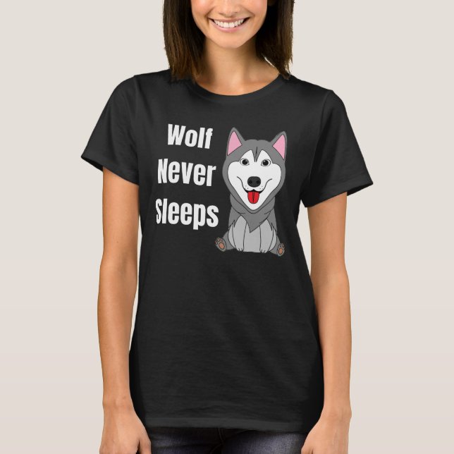 Camiseta Wolf Nunca duerme (Anverso)