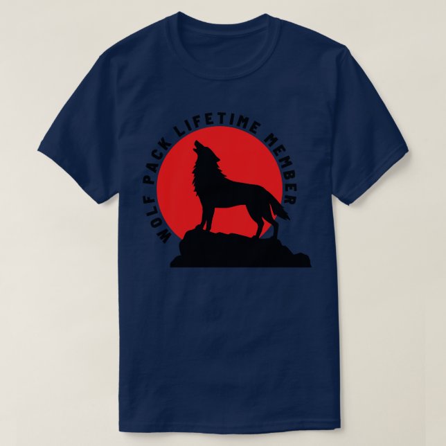 Camiseta Wolf Pack Lifetime Membership 14 (Diseño del anverso)