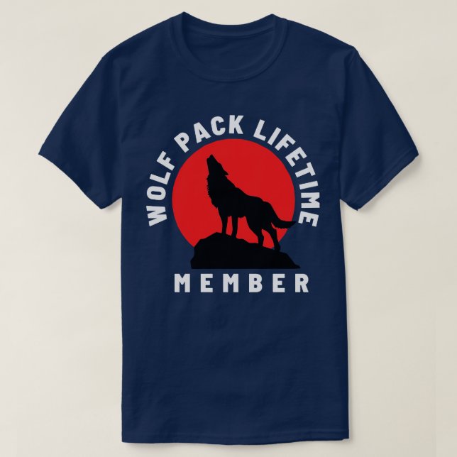 Camiseta Wolf Pack Lifetime Membership 17 (Diseño del anverso)