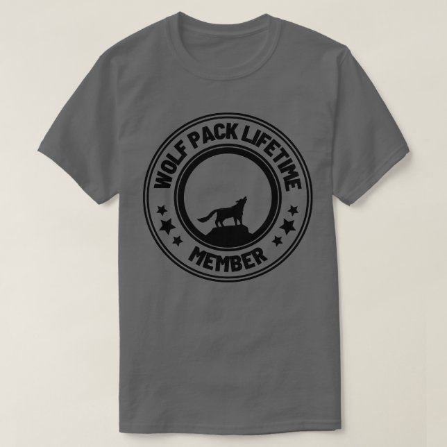 Camiseta Wolf Pack Lifetime Membership 23 (Diseño del anverso)