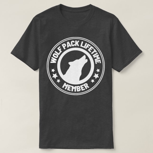Camiseta Wolf Pack Lifetime Membership 37 (Diseño del anverso)