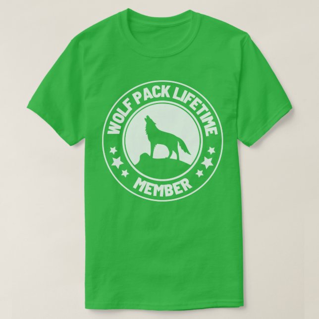 Camiseta Wolf Pack Lifetime Membership 40 (Diseño del anverso)