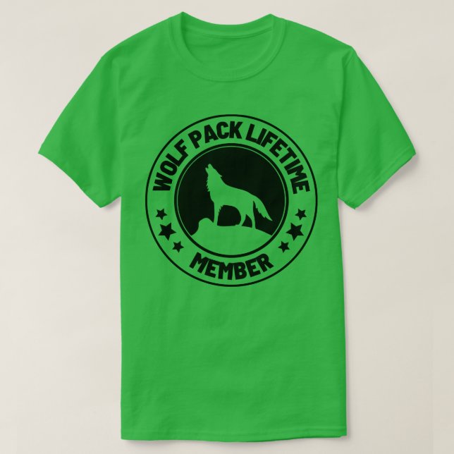 Camiseta Wolf Pack Lifetime Membership 41 (Diseño del anverso)