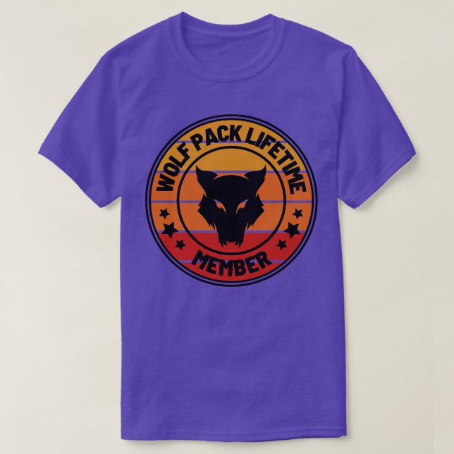 Camiseta Wolf Pack Lifetime Membresía 1 (Diseño del anverso)