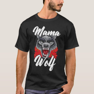 Camiseta Wolf Pack Werewolf Wolfgang Wildlife Animal Mama W