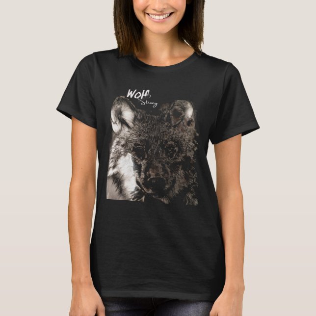 Camiseta Wolf predator (Anverso)