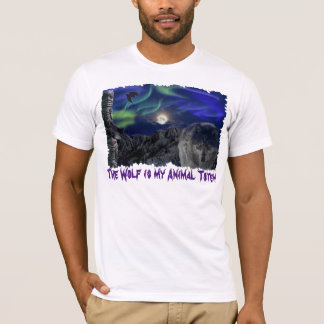 Camiseta Wolf, Ravens, Totem Pole Animal Guide