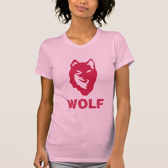 Camiseta Wolf (Rojo) (Anverso)