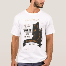 Camiseta Wolf salvaje, Adventure, Est, 1919, el mejor